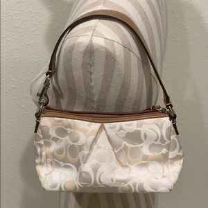 Small Cream Multicolored Coach